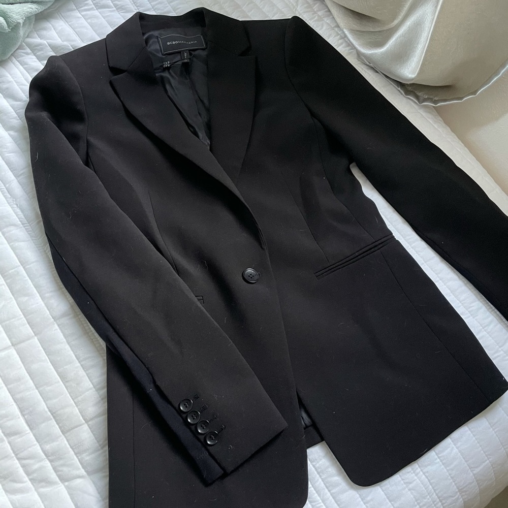 BCBG MaxAzria Black Blazer XS